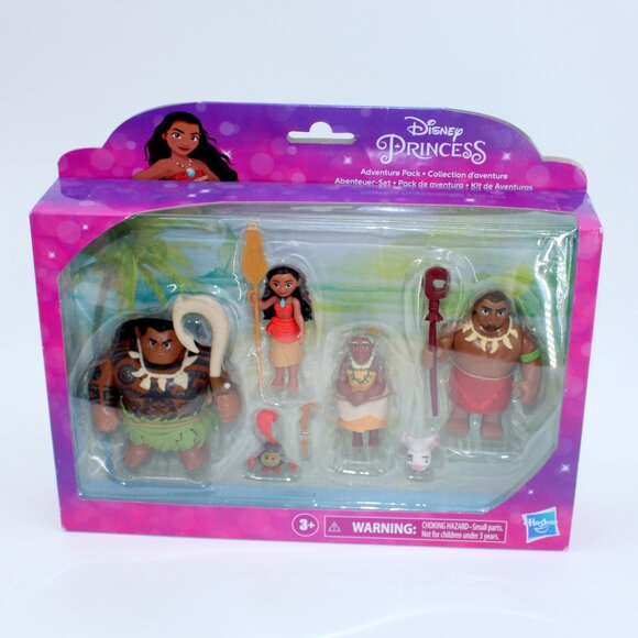 Disney Princess Moana Adventure Pack 6 Figures - Picture 1 of 2